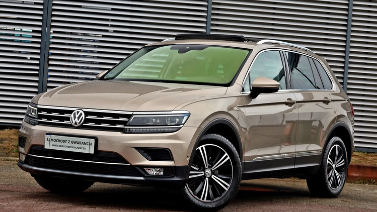 Volkswagen Tiguan cena 129900 przebieg: 54000, rok produkcji 2019 z Czarne małe 781